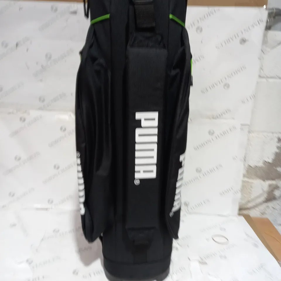 COBRA - PUMA GOLF CLUB BAG BLACK/GREEN - COLLECTION ONLY 