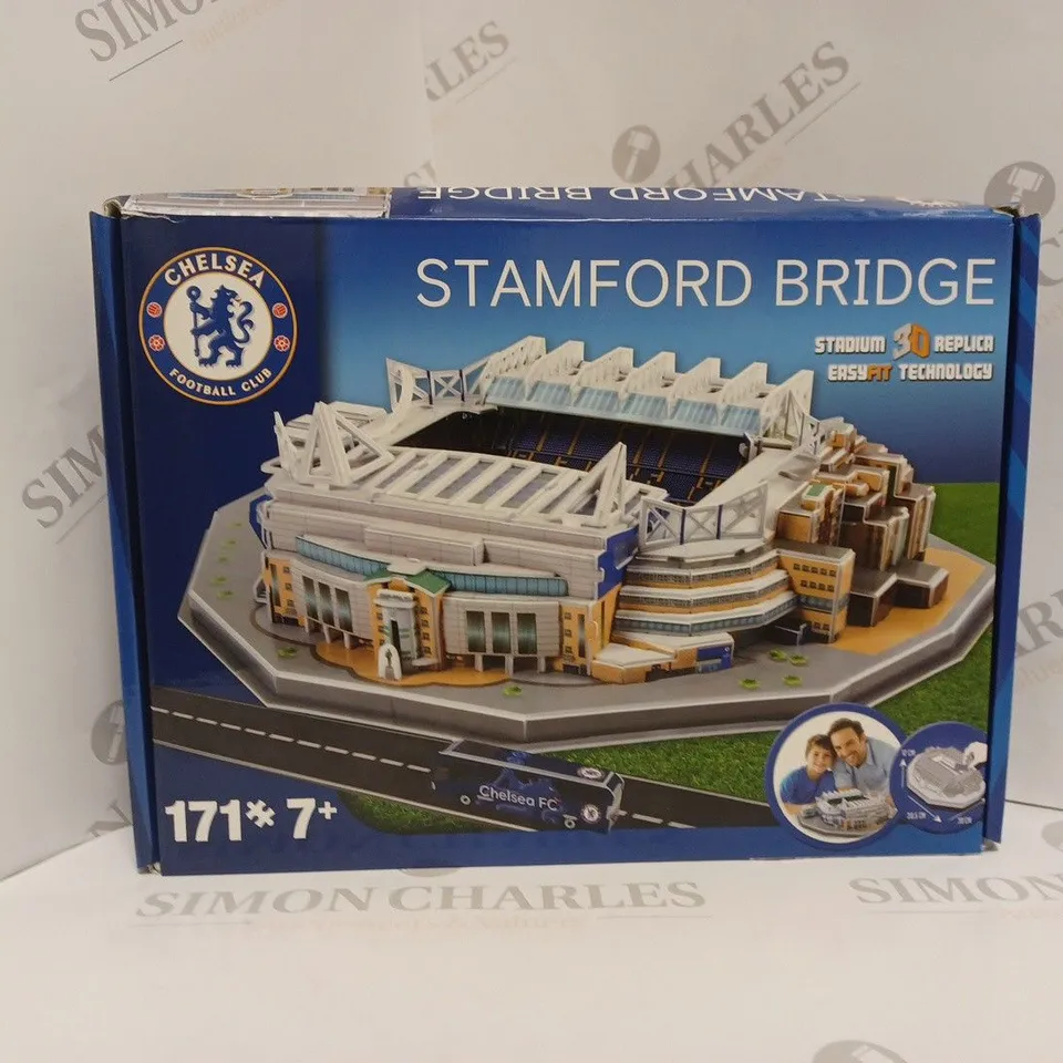 BOXED AND SEALED UNIVERSITY GAMES CHELSEA STAMFORD BRIDGE 3D STADIUM PUZZLE