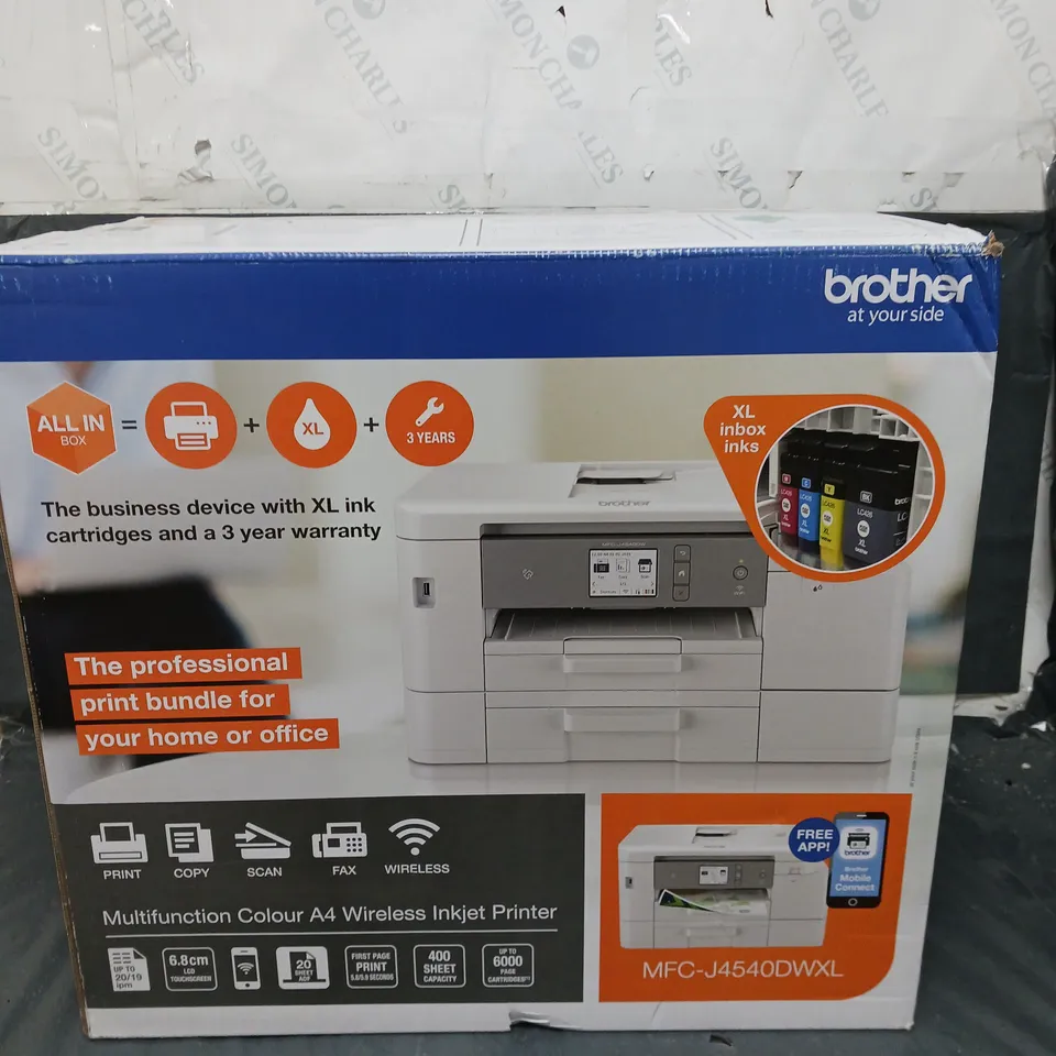 BROTHER MFC-J4540DWXL PRINTER - COLLECTION ONLY 