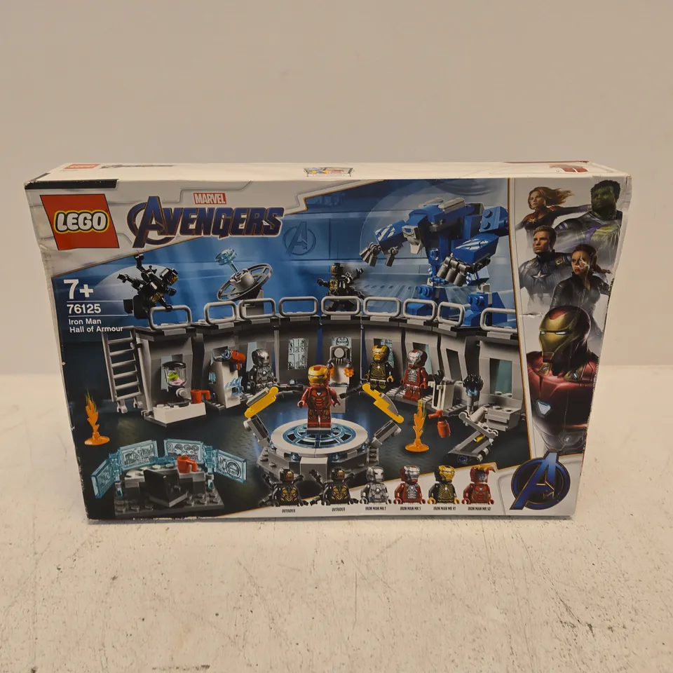 LEGO MARVEL AVENGERS IRON MAN HALL OF ARMOUR SET 76125 – BOXED