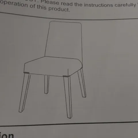 BOXED CHONIE UPHOLSTERED DINING CHAIRS (SET OF 2)