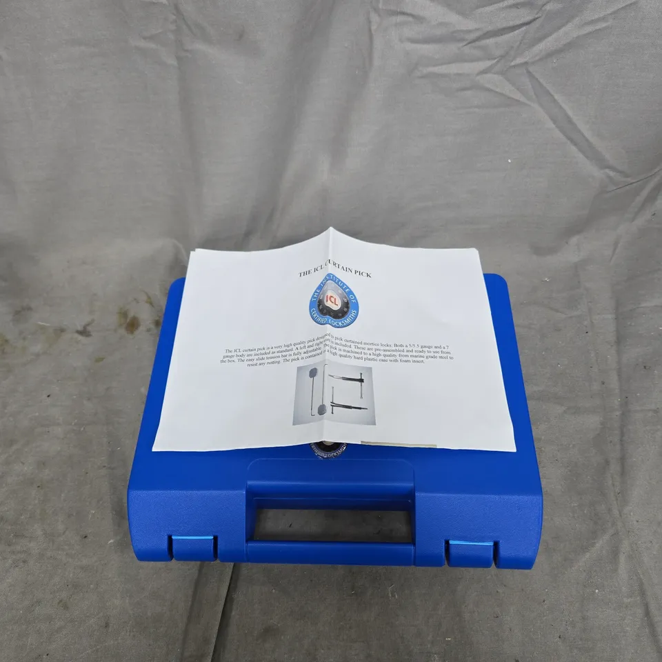 THE INSTITUTE OF CERTIFIED LOCKSMITHS CURTAIN PICK SET BOXED 