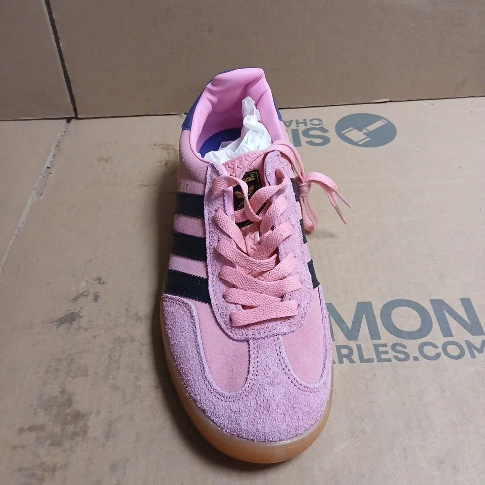 ADIDAS GAZELLE PINK SUEDE TRAINERS – WOMEN'S BOXED SIZE 9.5