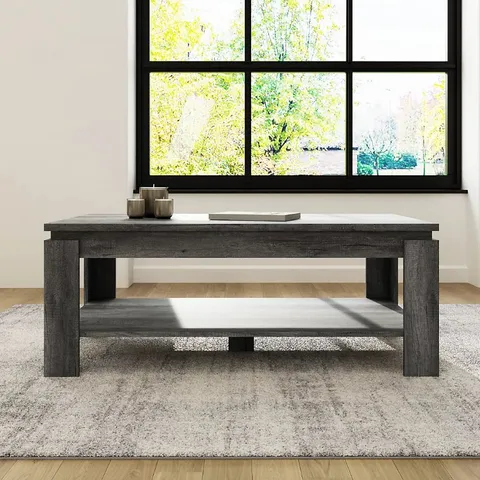 BOXED GFW CANYON COFFEE TABLE - CHARCOAL GREY (1 BOX)