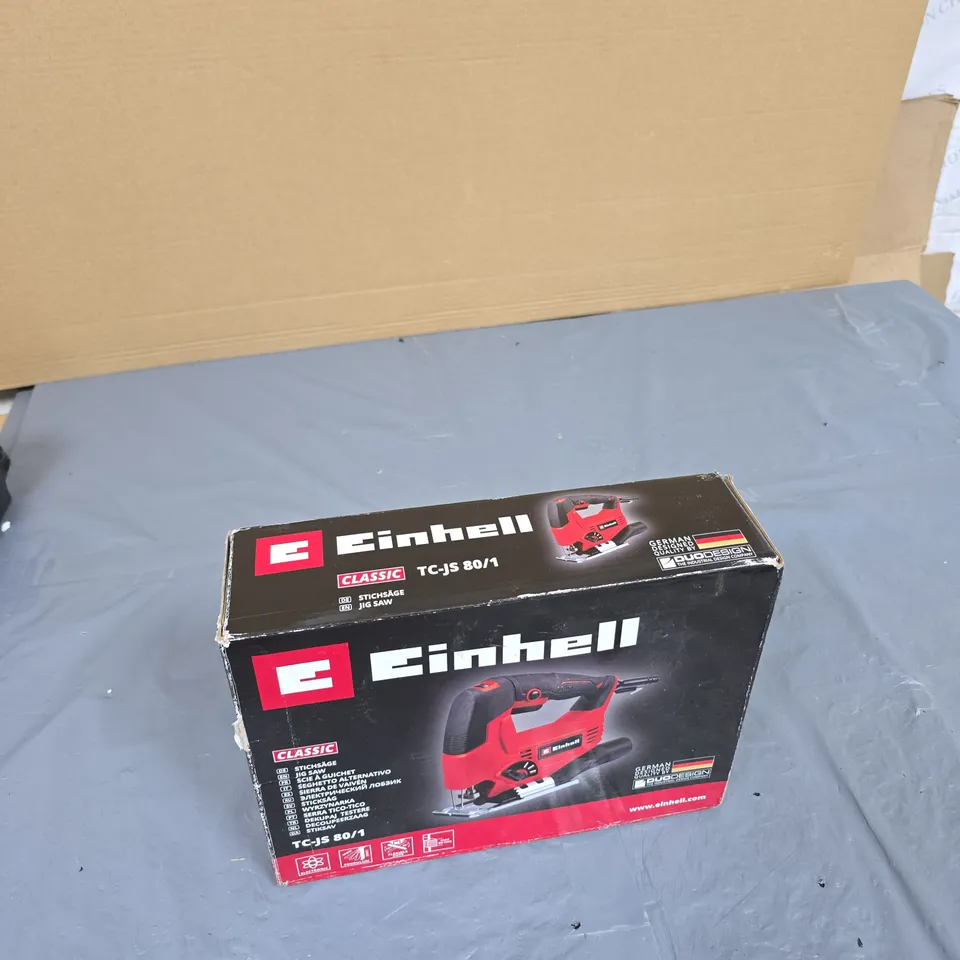 EINHELL TC-JS 80/1 JIGSAW WITH BOX