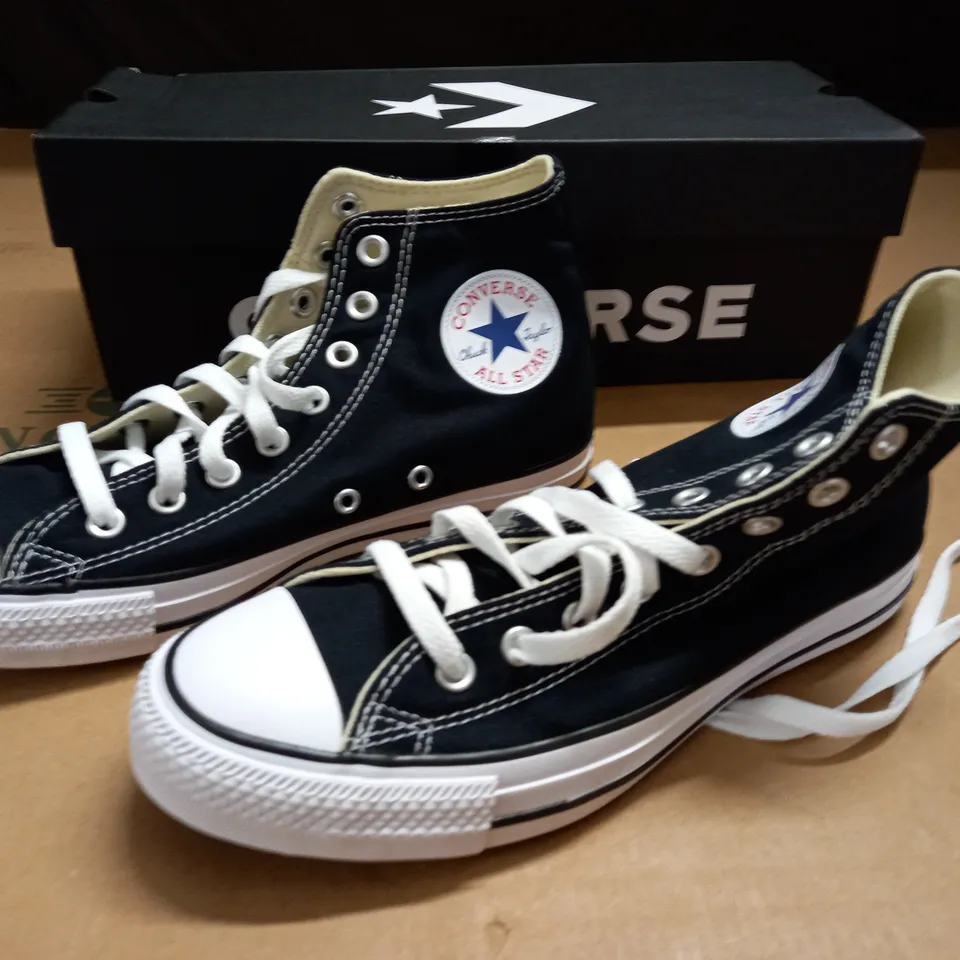 PAIR OF CONVERSE CTAS WIDE HI TRAINERS - UK M 7 / W 9