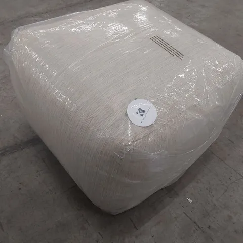BOXED BRAND NEW KELLY HOPPEN NATURAL FABRIC POUFFE