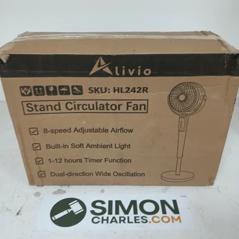 BOXED ALIVIO STAND CIRCULATOR FAN