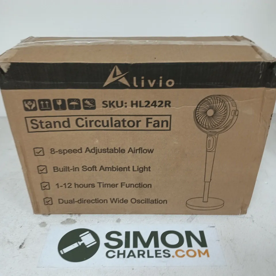 BOXED ALIVIO STAND CIRCULATOR FAN