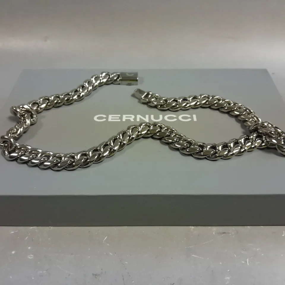 BOXED CERNUCCI CUBAN CHAIN NECKLACE 