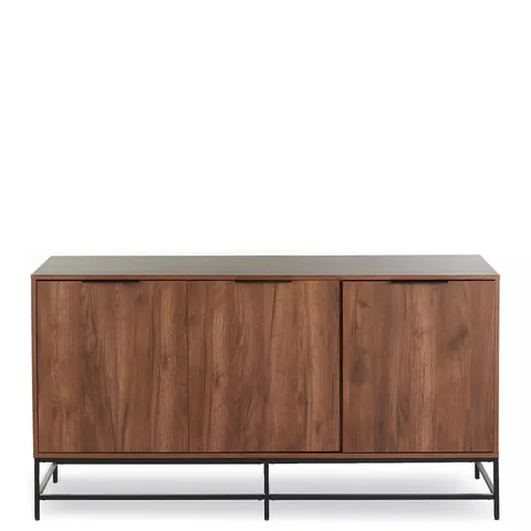 BOXED LOWDEN LARGE SIDEBOARD WALNUT - COLLECTION ONLY