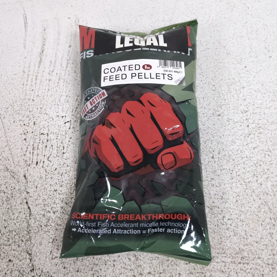 FJUKA CARP FISH ACCELERANT COATED FEED PELLETS (8MM) (400G)