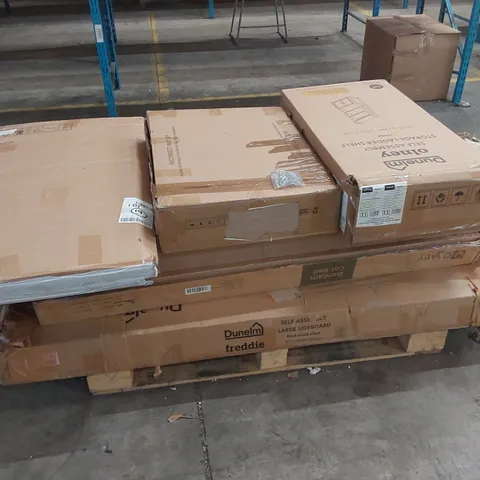 PALLET OF ASSORTED FURNITURE PARTS