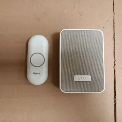 BOXED BYRON PORTABLE WIRELESS DOORBELL SET
