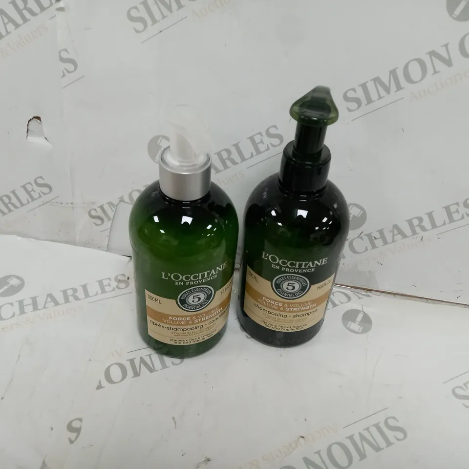 LOCCITANE 2 PIECE SHAMPOO SET