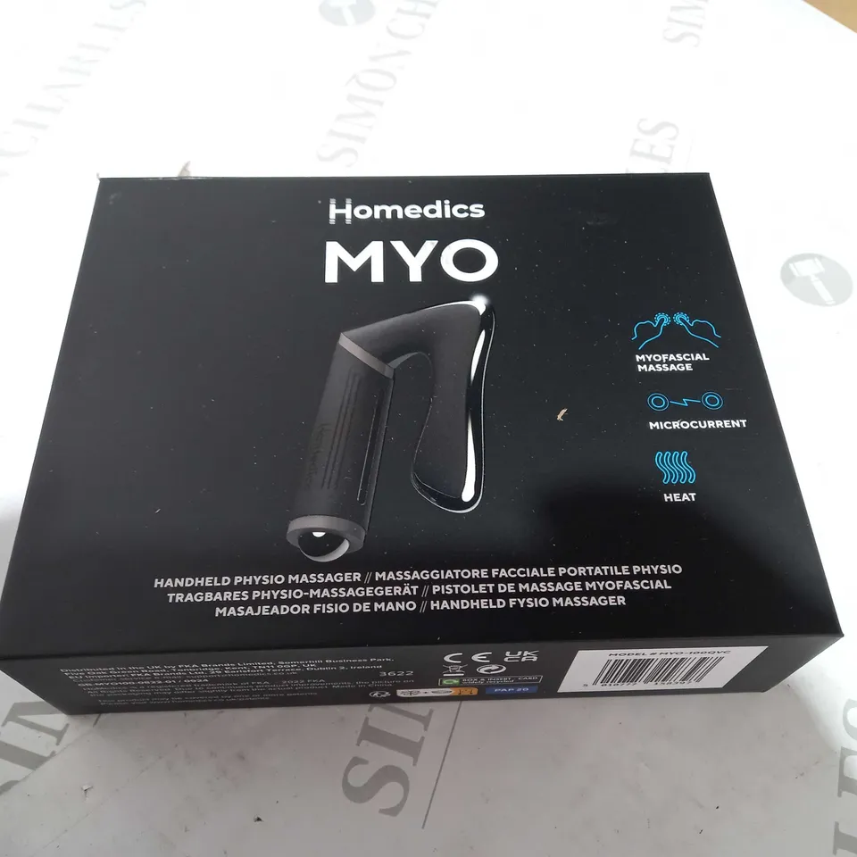 BOXED HOMEDICS MYO HANDHELD PHYSIO MASSAGER 