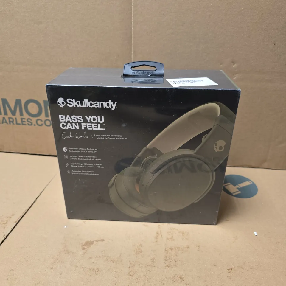 BOXED SKULLCANDY CRUSHER WIRELESS HEADPHONES