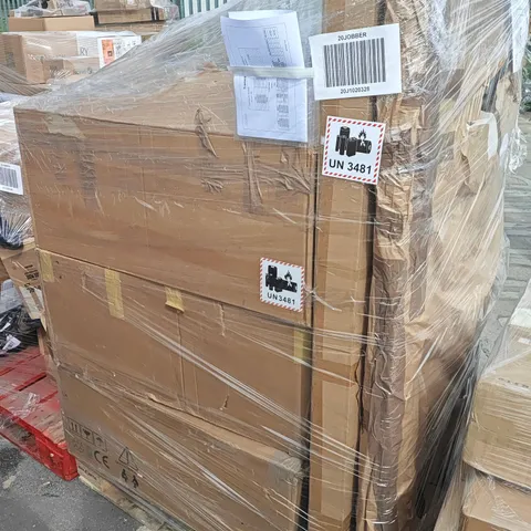 PALLET CONTAINING 6 ASSORTED ITEMS TO INCLUDE FLYMO AND NINJA