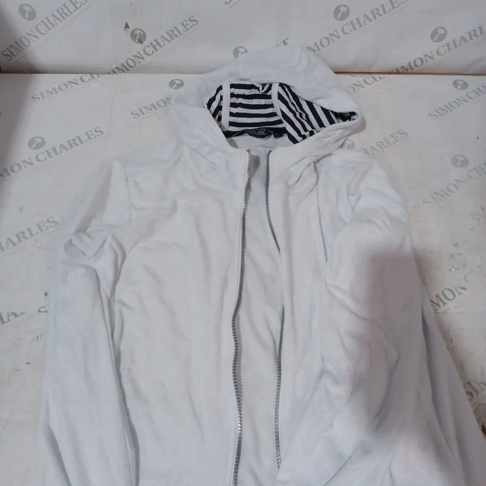 REGATTA BAYARAMA LADIES HOODIE IN WHITE -  SIZE 16