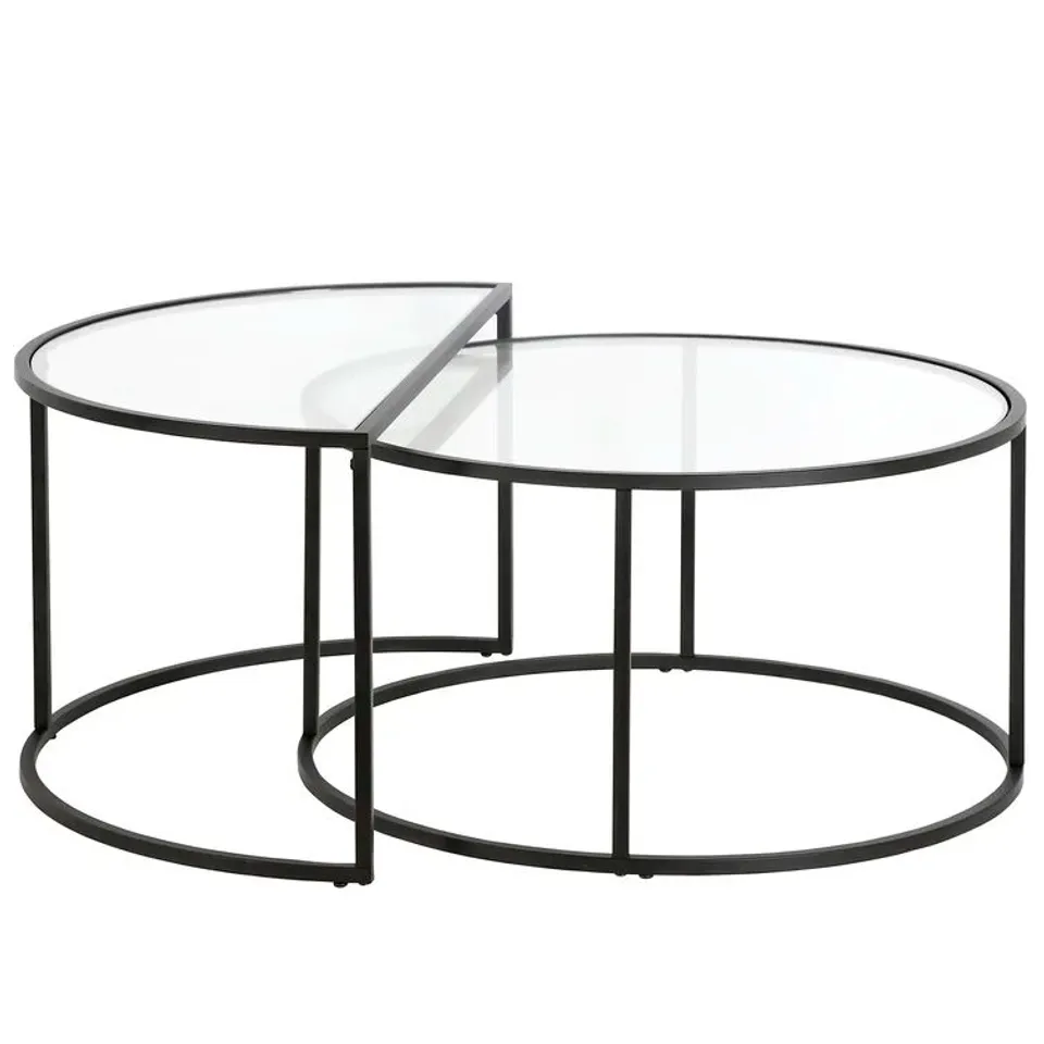BOXED ALLYS 2 PIECE COFFEE TABLE SET 