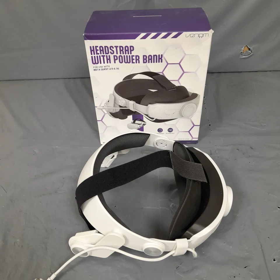 BOXED VENOM HEADSTRAP WITH POWER BANK 
