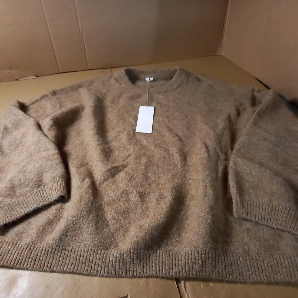 ARKET BROWN JUMPER - SIZE M