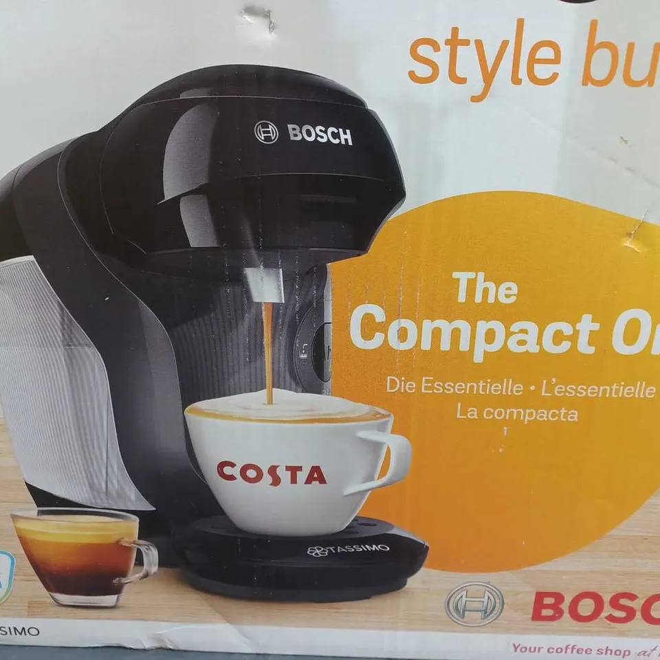 BOXED BOSCH TASSIMO STYLE COFFEE MACHINE