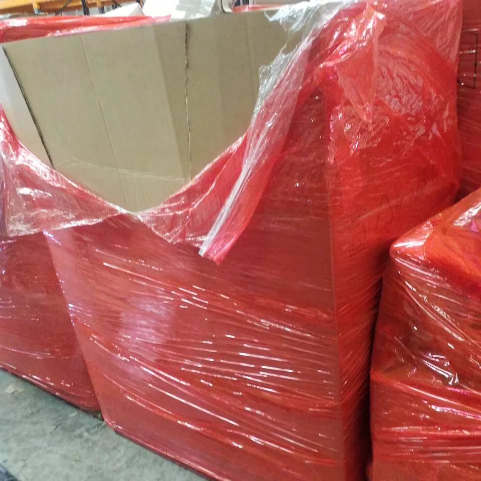 PALLET CONTAINING ASSORTED PRODUCTS INCLUDING PET CARRIER BACKPACK, WALL MOLDING, GOLF IRONS SET & 3 PANEL ROOM DIVIDER