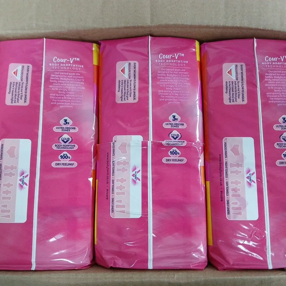 6 PACKS OF BODYFORM V-PROTECTION ULTRA PANTS 