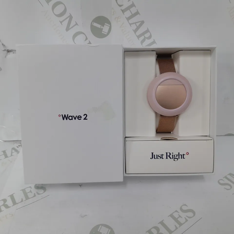 BOXED EMBR LABS WAVE 2 COOLING & WARMING WRISTBAND IN ROSE GOLD