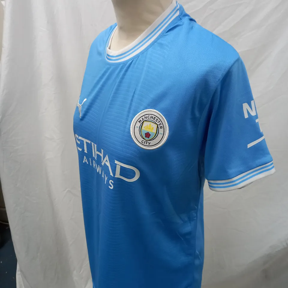 MANCHESTER CITY BLUE FAN FOOTBALL T-SHIRT 