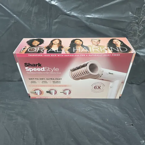 BOXED SHARK SPEED STYLE RAPID GLOSS FINISHER & HIGH VELOCITY DRYER