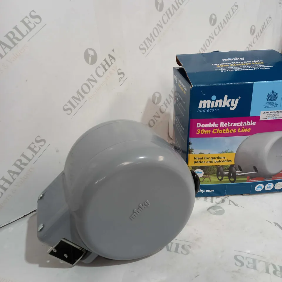 BOXED 30M RETRACTABLE REEL CLOTHES WASHING LINE
