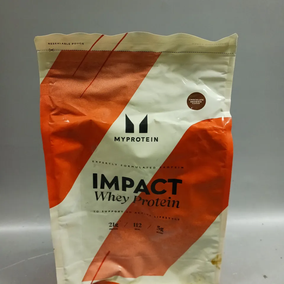 SEALED MYPROTEIN IMPACT WHEY PROTEIN - 2.5KG - CHOCOLATE BROWNIE