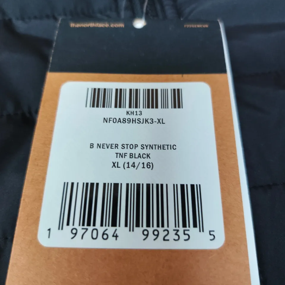 THE NORTH FACE NEVER STOP SYNTHETIC GILET - KIDS - SIZE XL