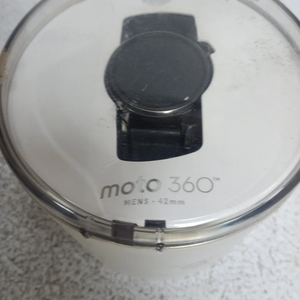 MOTO 360 SMARTWATCH – MEN’S 42MM, BLACK