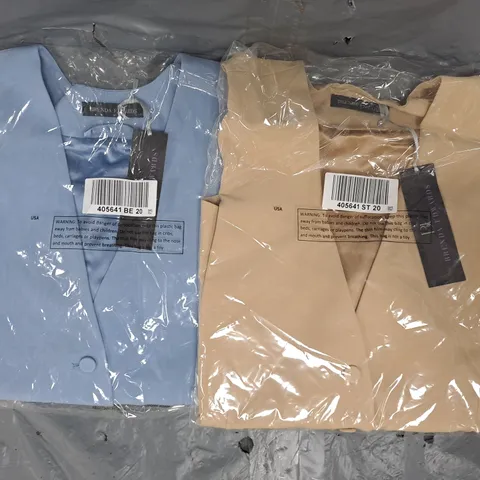 BOX OF APPROXIMATELY 10 ASSORTED CLOTHING AND FASHION ITEMS IN VARIOUS STYLES, SIZES, AND COLOURS, ETC