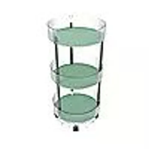 SARA DAVIES 3 TIER FLUTED TROLLEY WITH SILLICONE LINERS