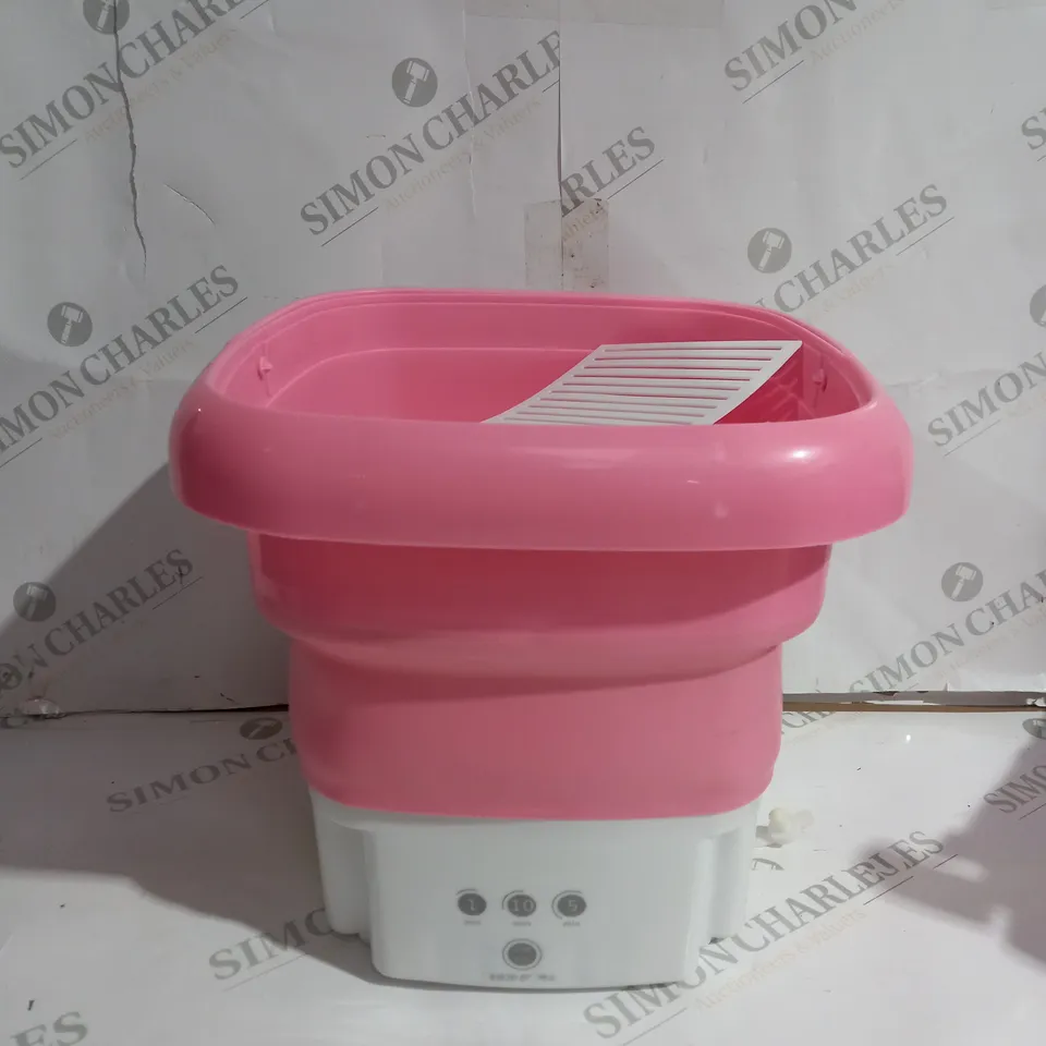 PW TOOLS PORTABLE WASHING MACHINE, HIGH CAPACITY MINI WASHER, FOLDABLE WASHING