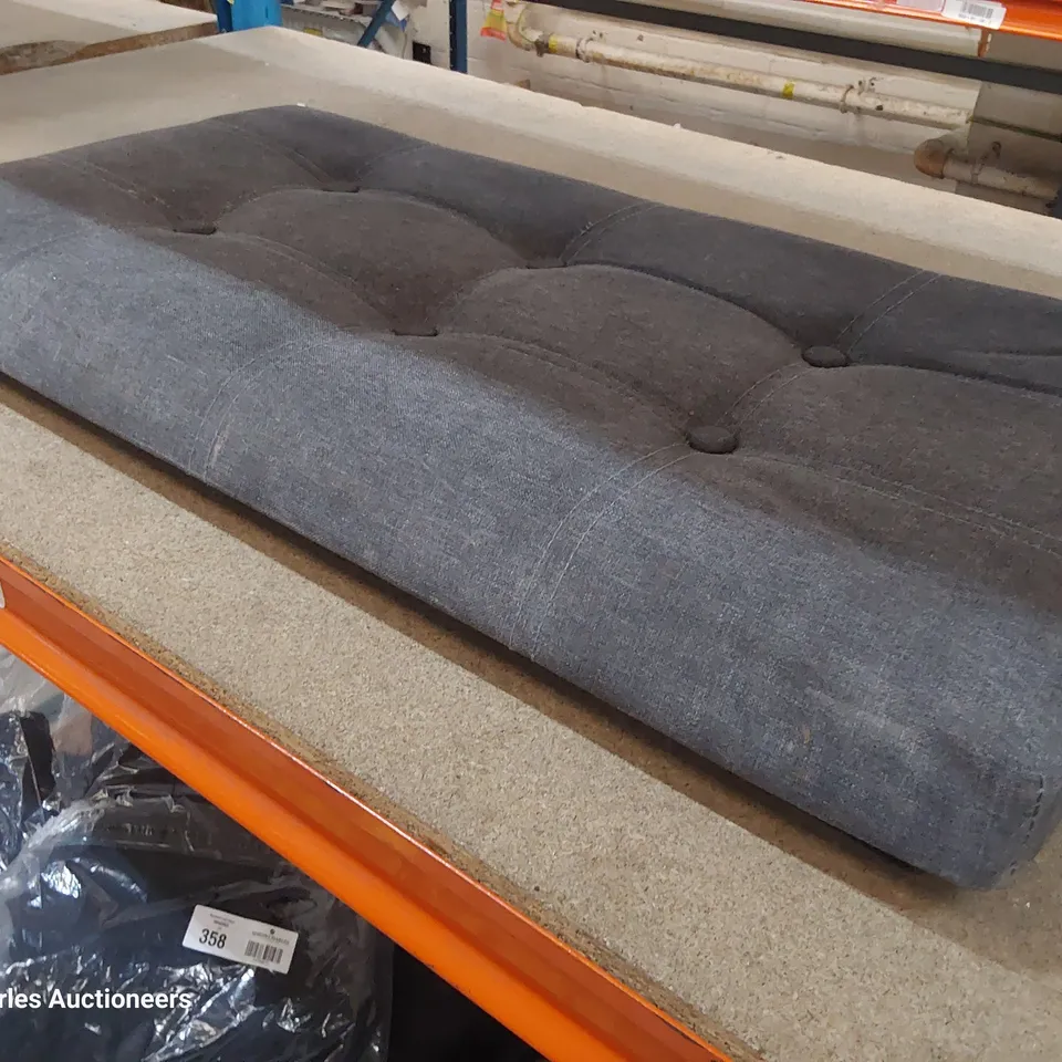 BONILIFE FOLDING OTTOMAN GREY FABRIC 