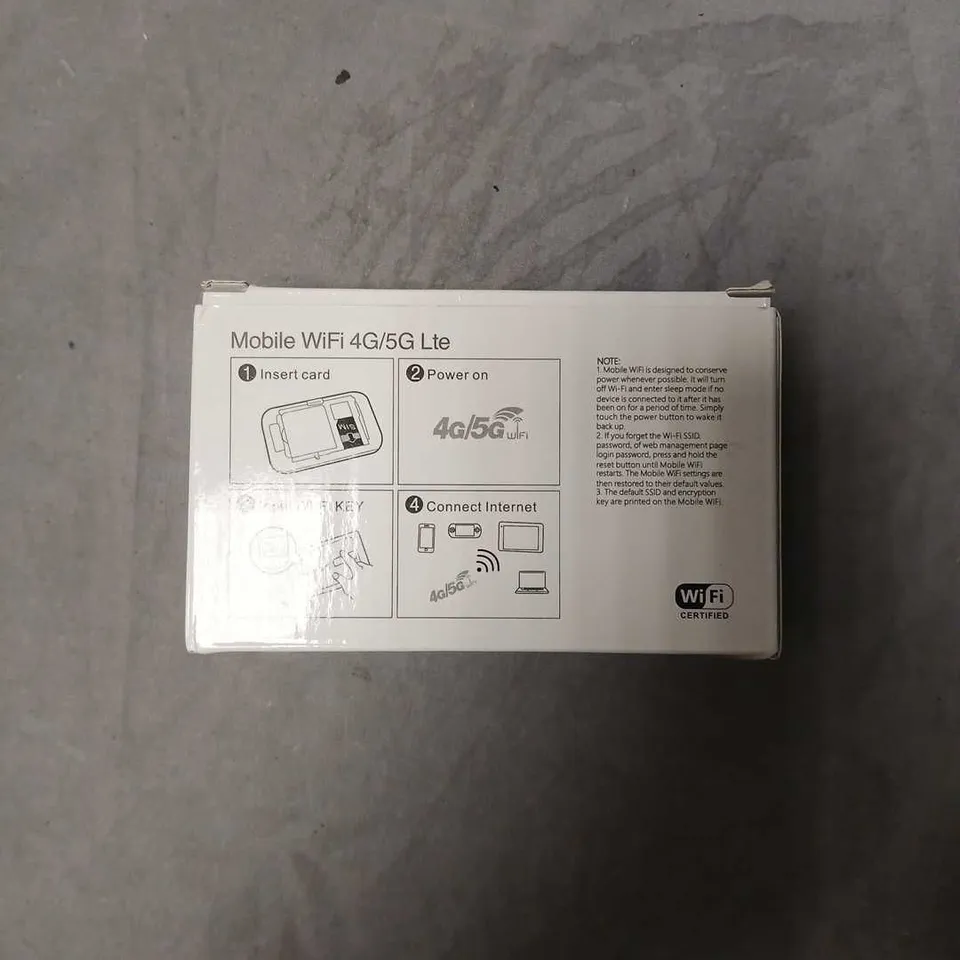 PORTABLE MOBILE WIFI HOTSPOT 4G/5G LTE – BOXED
