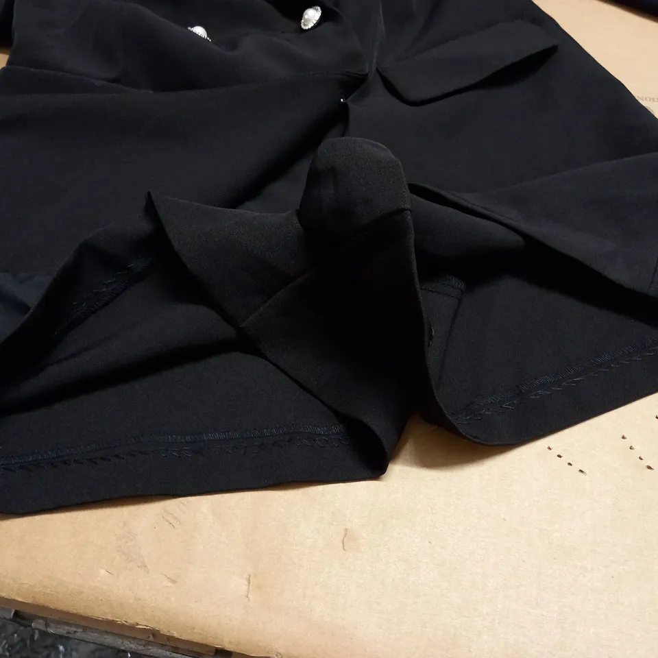 RIVER ISLAND BLACK BLAZER PLAYSUIT - 8