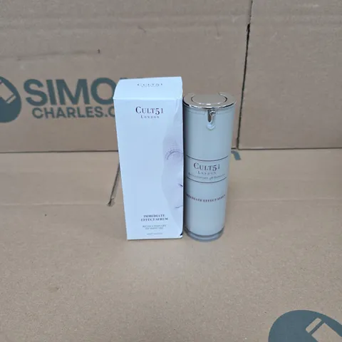 CULT51 LONDON IMMEDIATE EFFECT SERUM 30ML BOXED