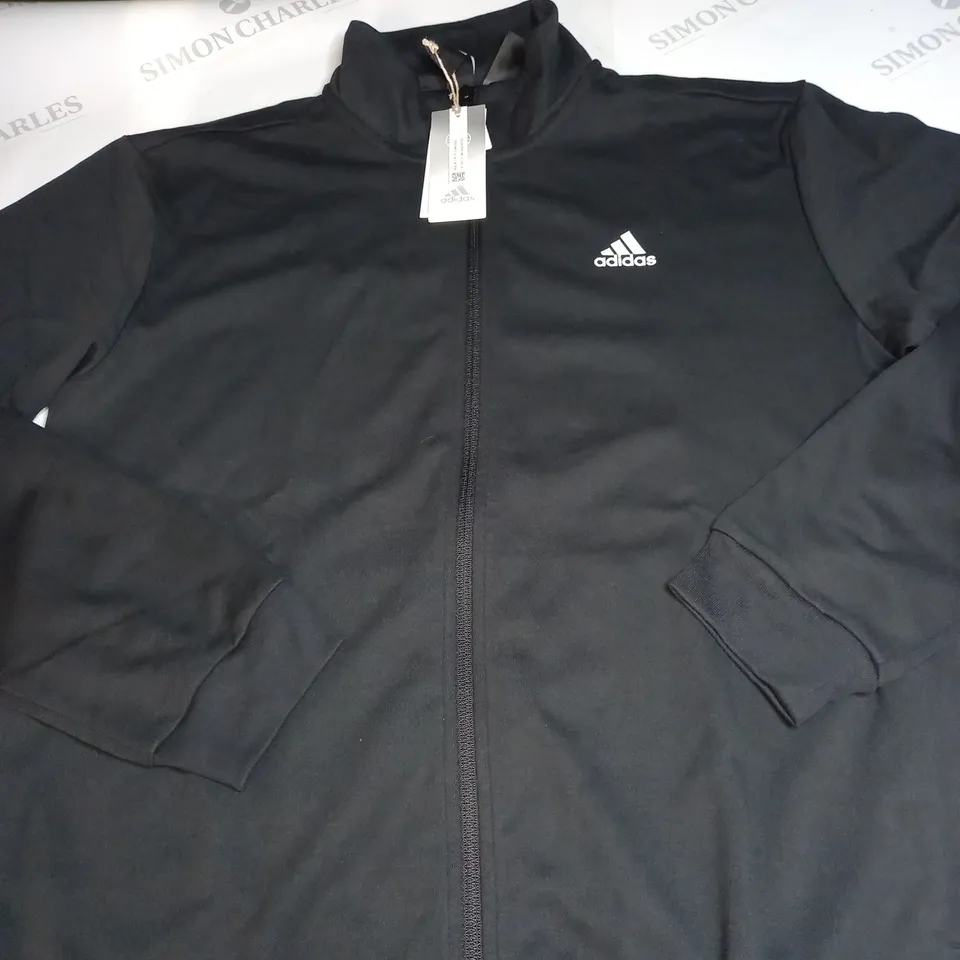 ADIDAS LOGO ZIPPED JACKET SIZE M