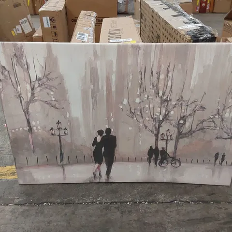 ROMANTIC WALK - WRAPPED CANVAS