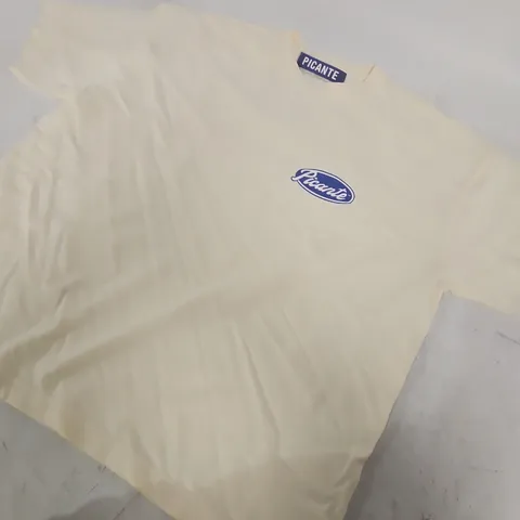 PICANTE CREAM T-SHIRT – UK M