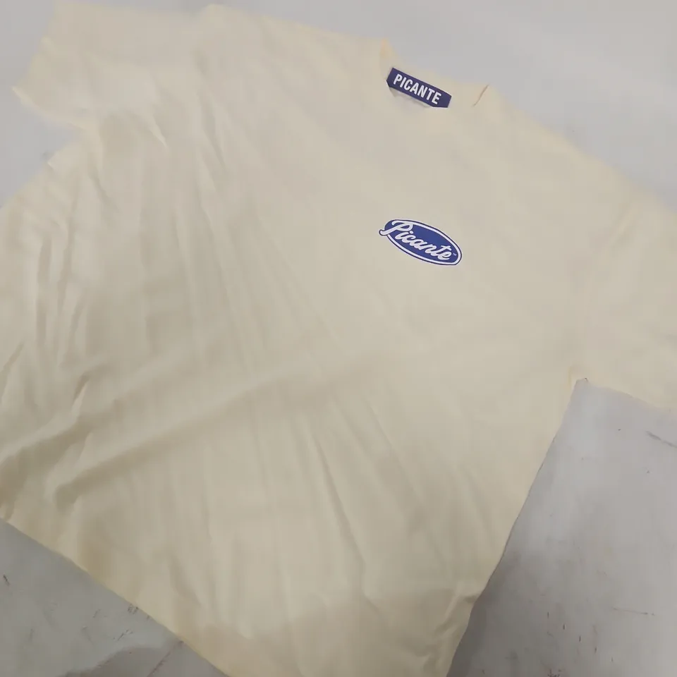 PICANTE CREAM T-SHIRT – UK M