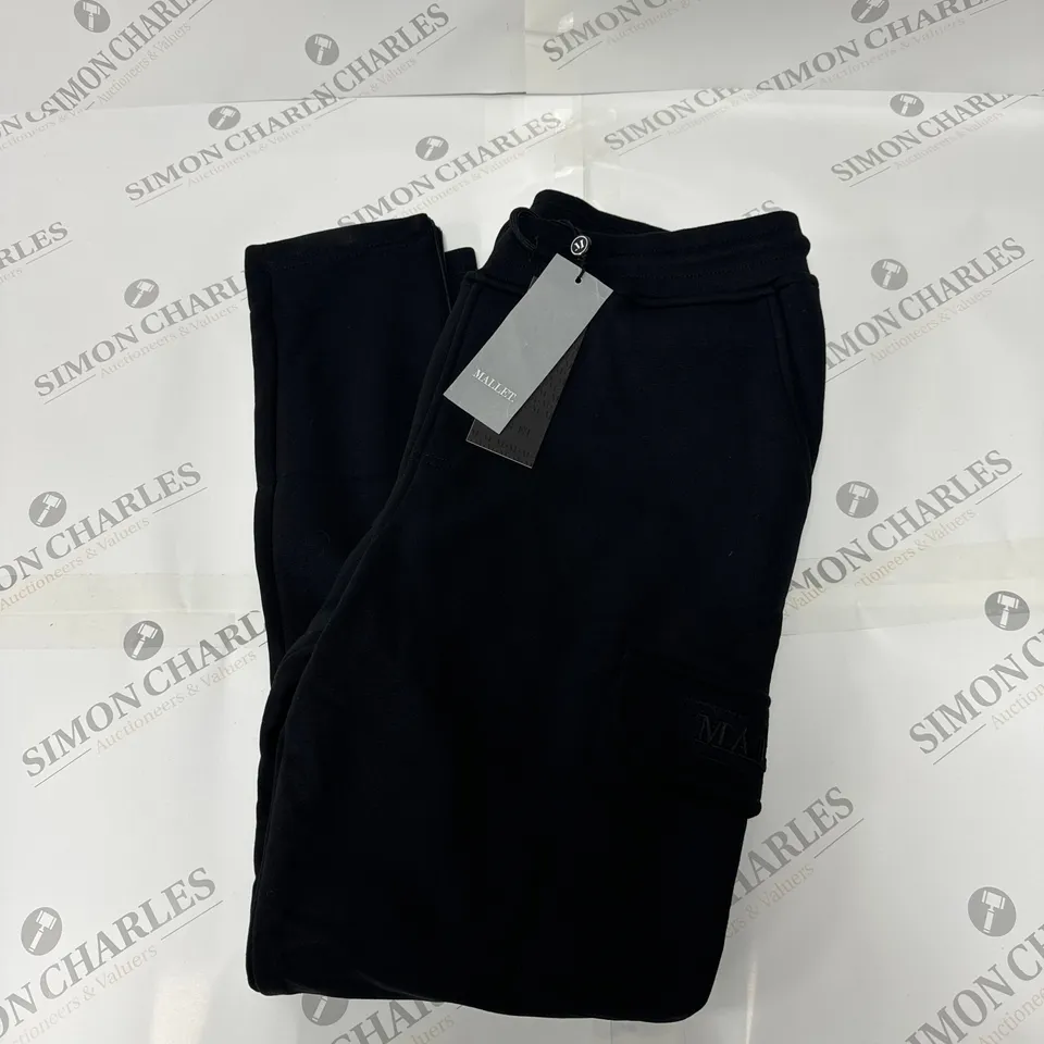 MALLET BOX LOGO JOGGERS IN BLACK SIZE L