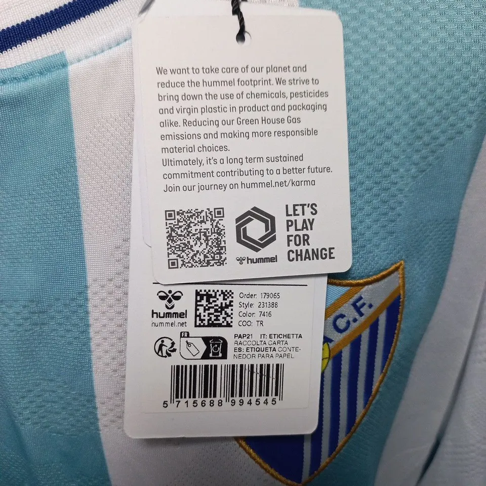 HUMMEL MALAGA C.F. FOOTBALL SHIRT - EUR XL