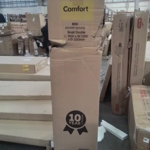 BOXED COMFORT 800 POCKET SPRUNG SMALL DOUBLE MATTRESS